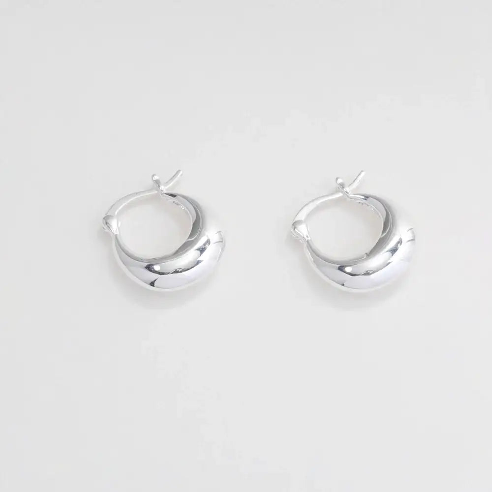 OST - Easy Modern Silver Ring Earrings - OST - Jewelry - Harumio