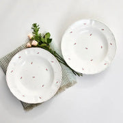 Korean L Rose in the Spring - Pasta Plate 2P - Modern House - Plates - Harumio