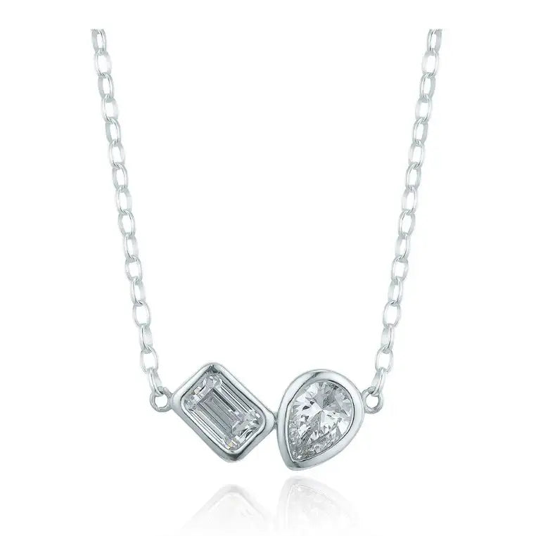 OST - Square Water Drop Necklace - OST - Jewelry - Harumio