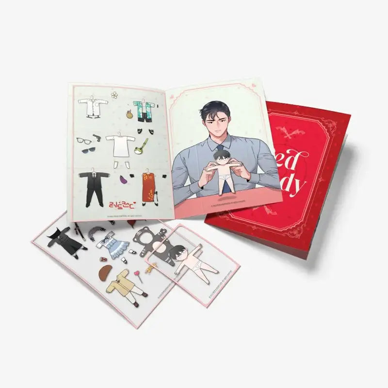 Red Candy - Dress Up Stickers Kit - Lezhin - Dress Up Kit - Harumio