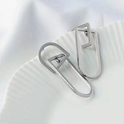 CLUE - Clip Round Surgical Steel Earrings - CLUE - Jewelry - Harumio