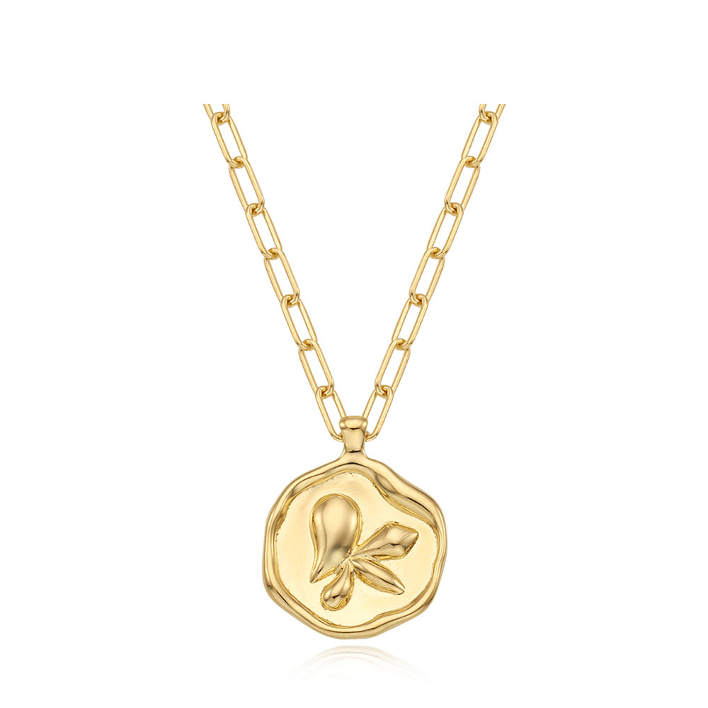 Bloom x AHNI - Embo Coin Rose Gold Necklace