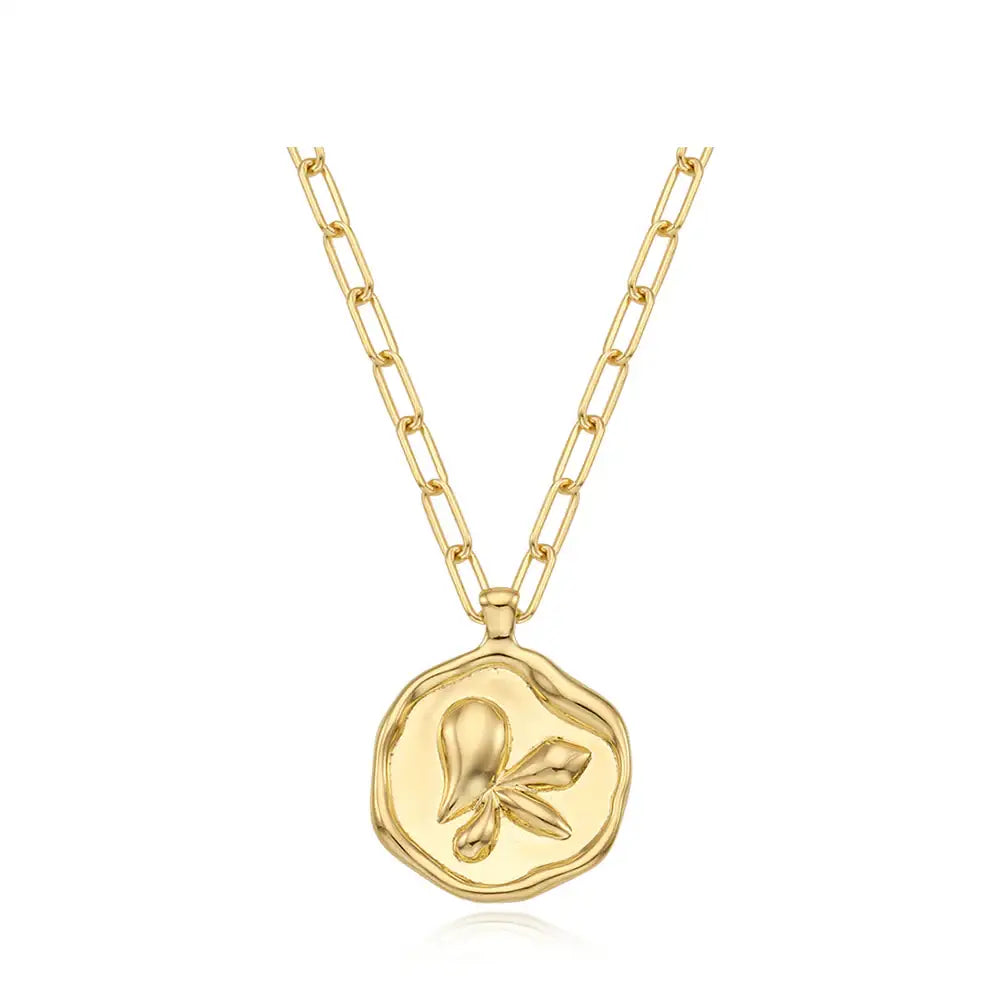 Bloom x AHNI - Embo Coin Rose Gold Necklace - Bloom x AHNI - Jewelry - Harumio