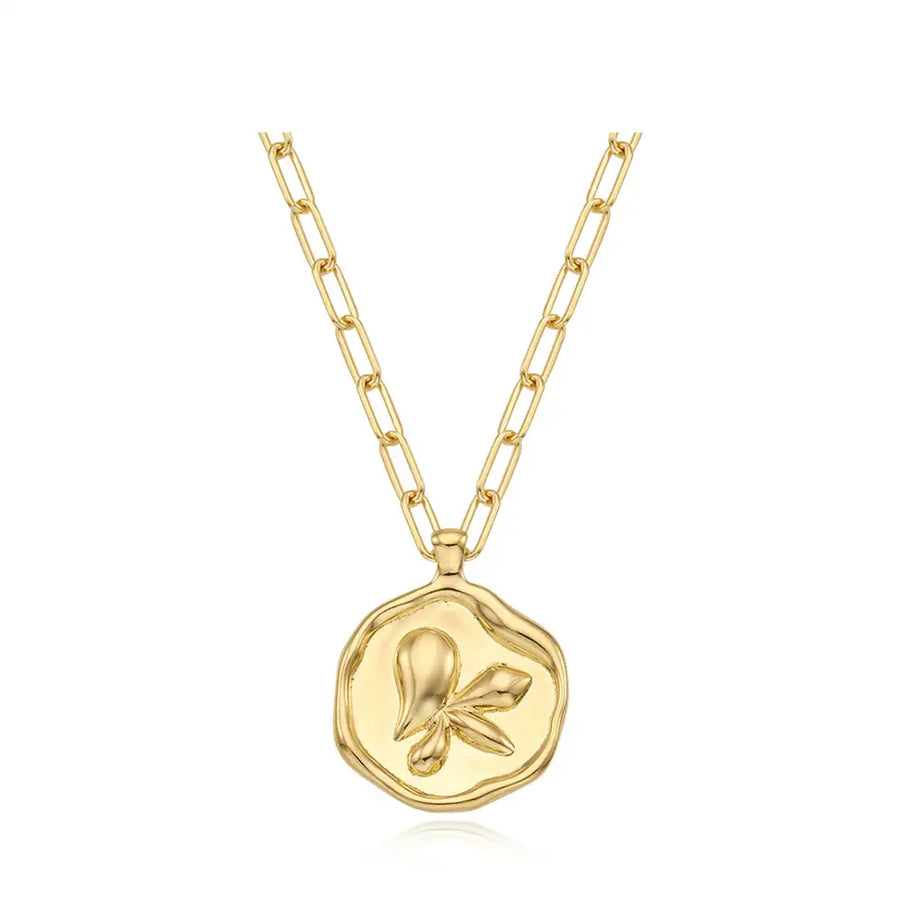 Bloom x AHNI - Embo Coin Rose Gold Necklace - Bloom x AHNI - Jewelry - Harumio