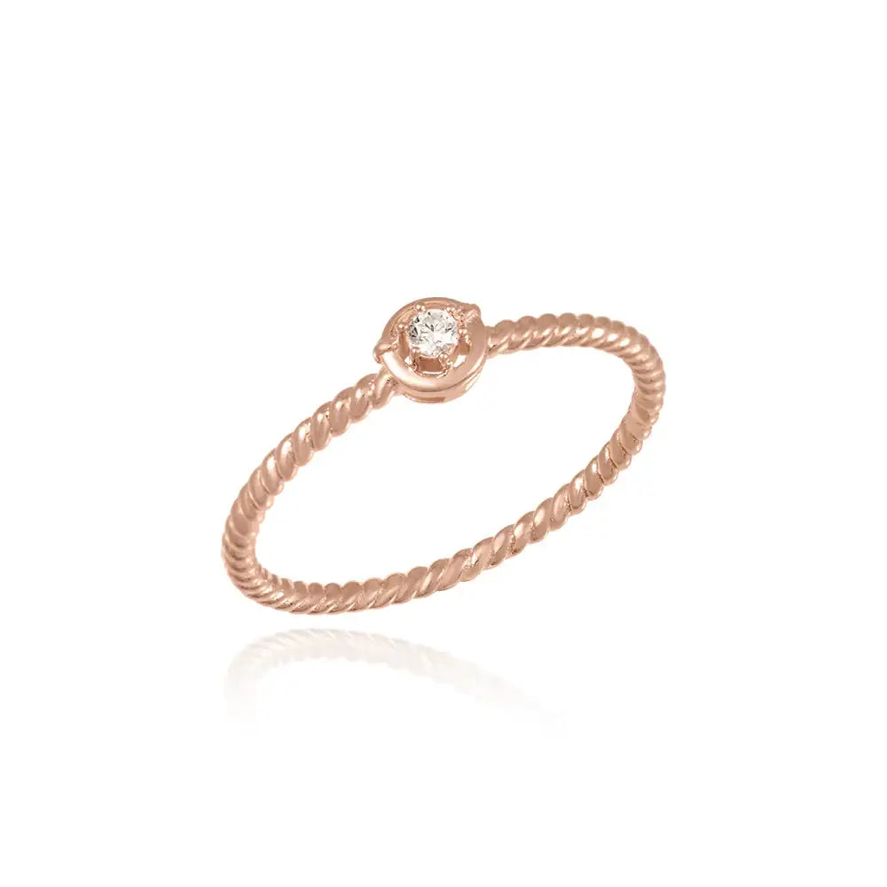 OST - Lucky Lock Horseshoe Twisted Silver Ring - OST - Jewelry - Harumio