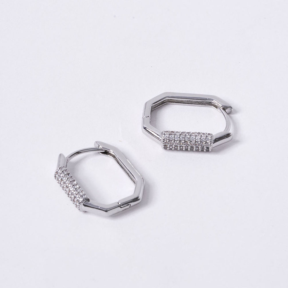 OST - POPTS Collection Basic Octagonal One-Touch Earrings