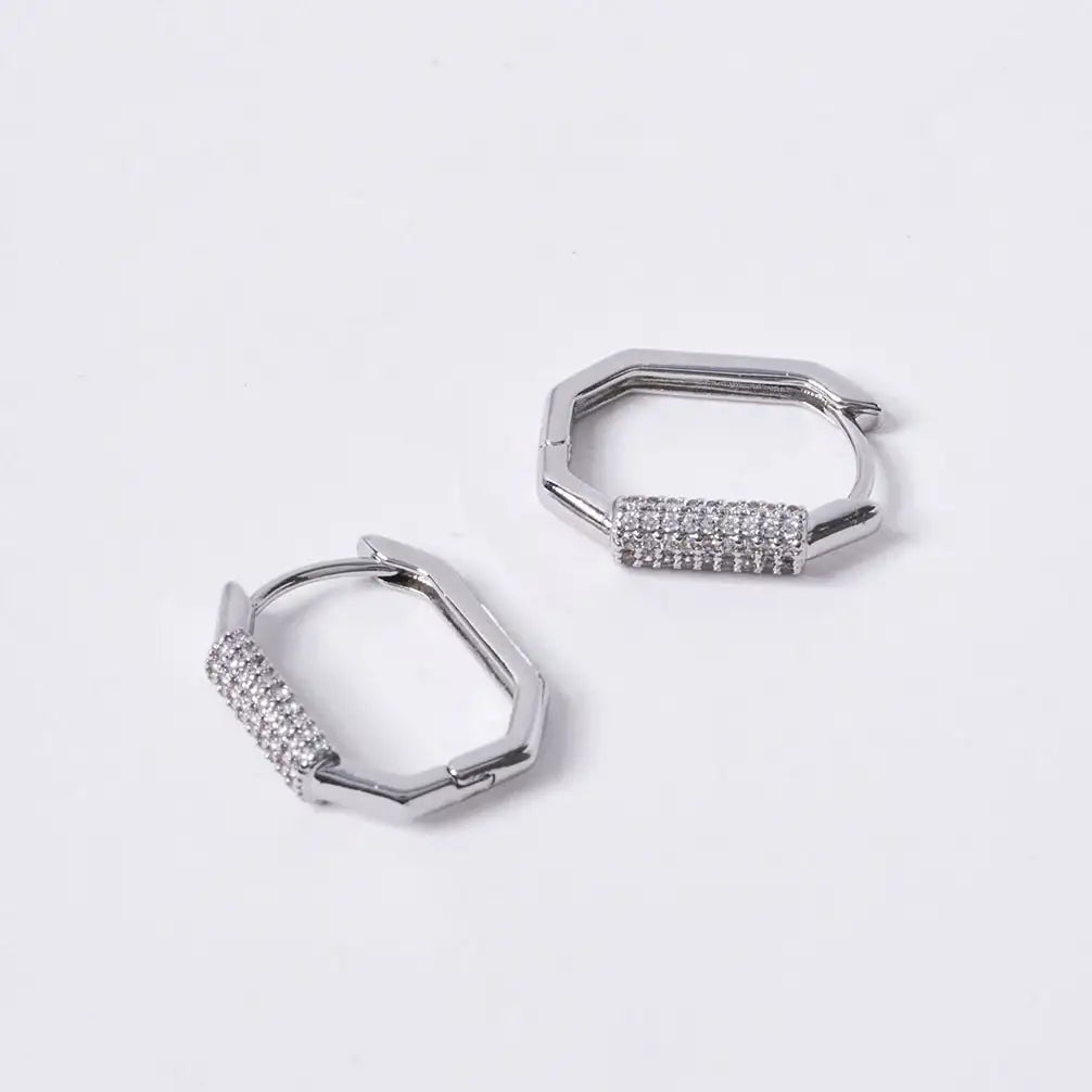 OST - POPTS Collection Basic Octagonal One-Touch Earrings - OST - Jewelry - Harumio
