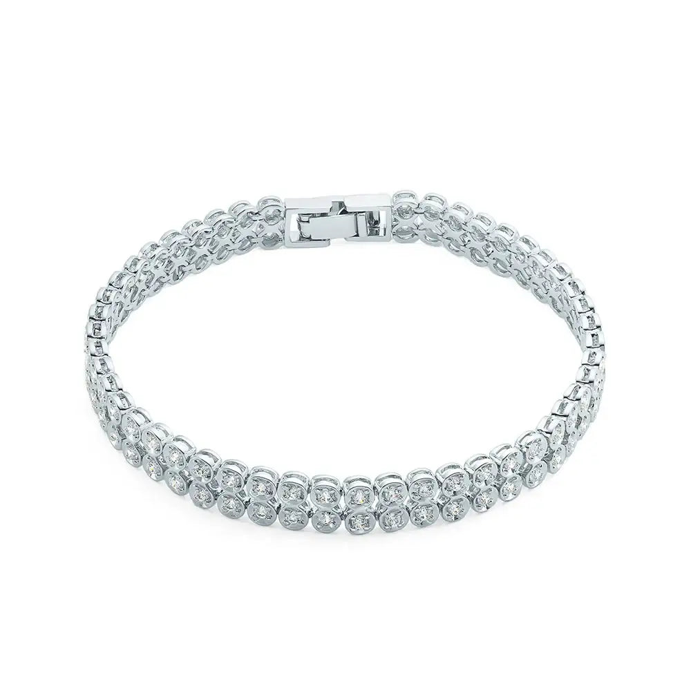 OST - Blooming Round Cubic Bracelet - OST - Jewelry - Harumio