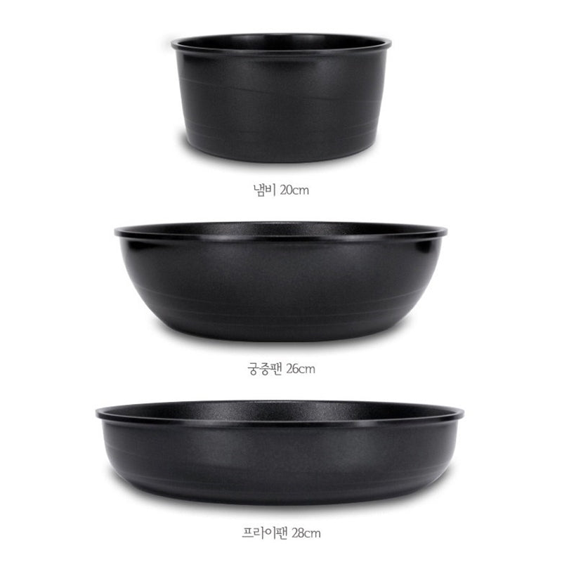 Pallas - Detachable Handle - Korean Cookware Set