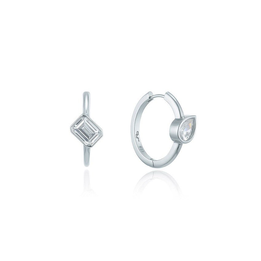 OST - Square Waterdrop One Touch Earring