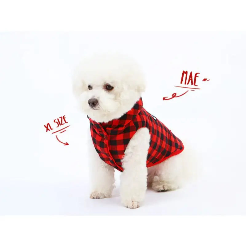 ITSDOG - Pet Reversible Checked Padded Vest - ITSDOG - Pet Clothes - Harumio