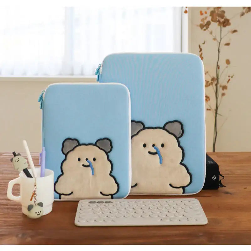 Jelly Crew - ddoodly - Runny Nose iPad Pouch - Jelly Crew - iPad Pouch - Harumio