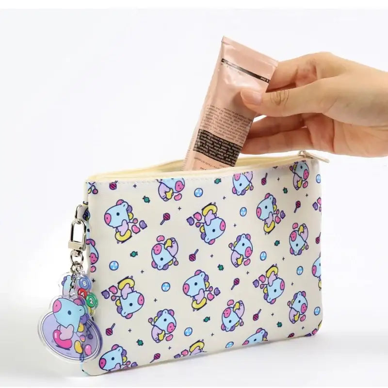 BT21 x Monopoly - Baby Flat Pouch JELLY CANDY - BT21 x Monopoly - Pouches - Harumio