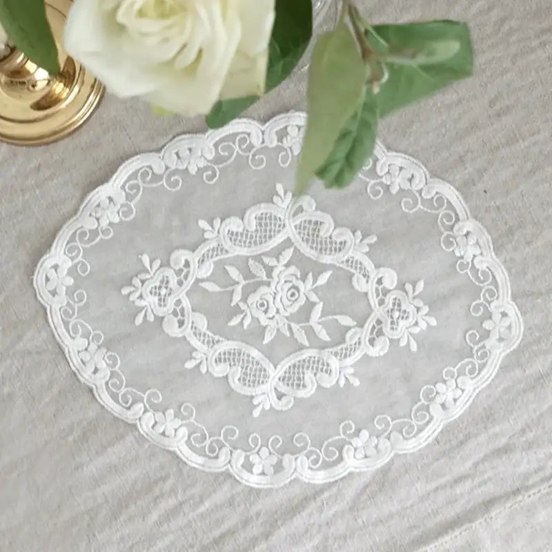 Like A Cafe - Floral Lace Mat - Like A Cafe - Home & Living - Harumio