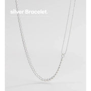 OST - Luminous Unique Chain Silver Necklace - OST - Jewelry - Harumio