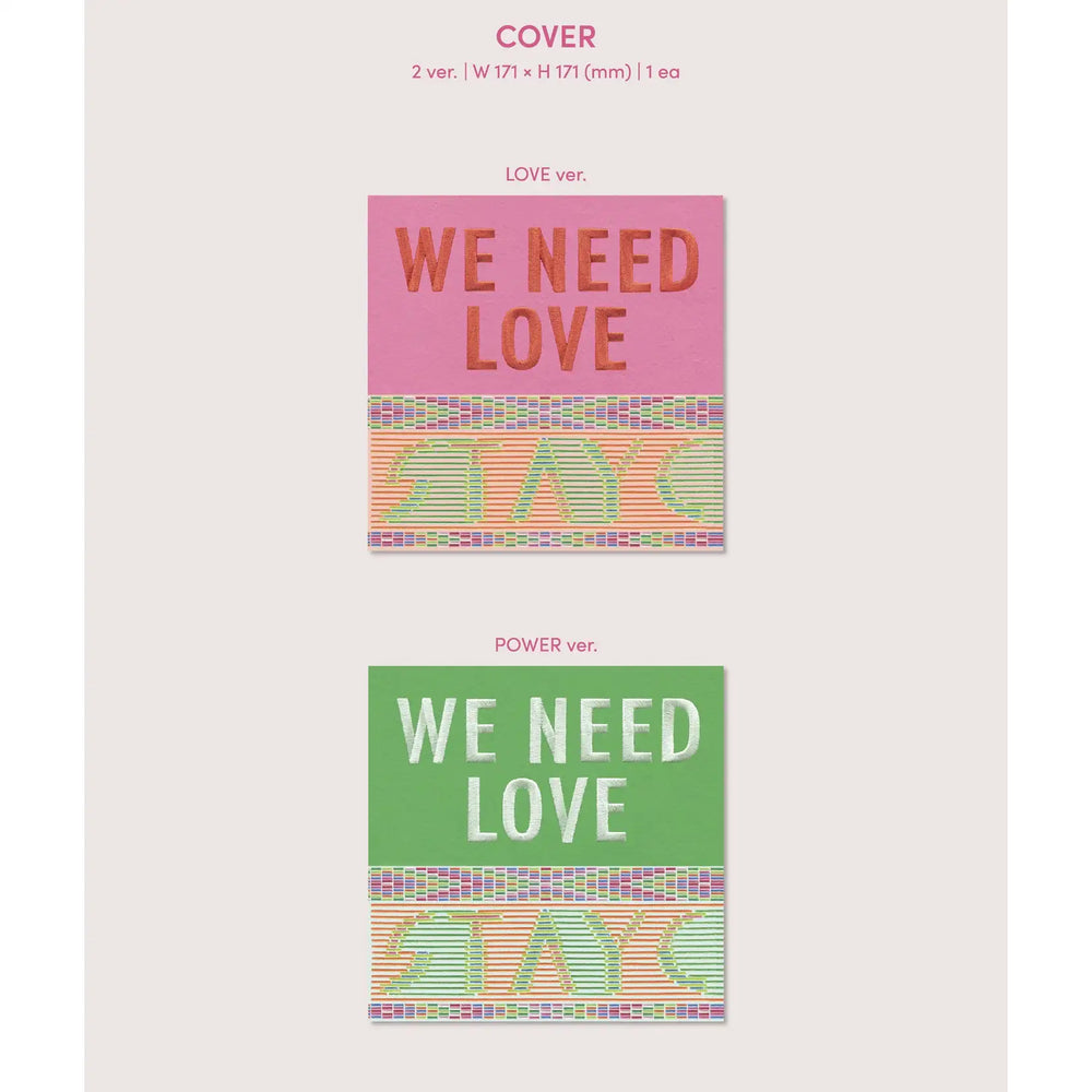 STAYC - We Need Love : 3rd Single Album - STAYC - Album - Harumio