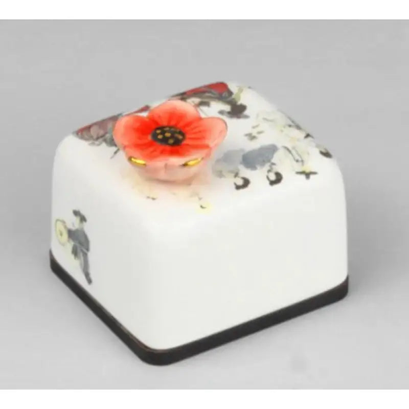 HK Studio - Moony Ceramic Two-Sword Dance Musical Paperweight - HK Studio - Music Box - Harumio