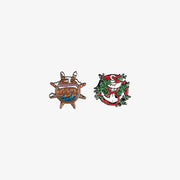 AKMU - YGBOX7 - Christmas Badge Set - AKMU - Badges - Harumio