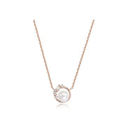 CLUE - Basic Pearl Silver Necklace - CLUE - Jewelry - Harumio