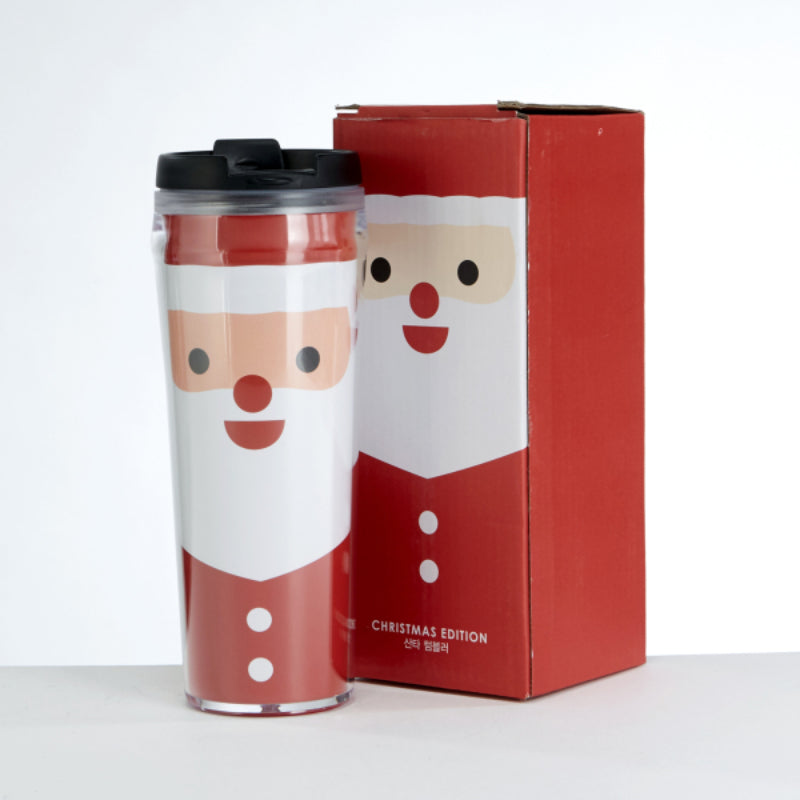 Korean Happy Christmas - Plastic Tumbler