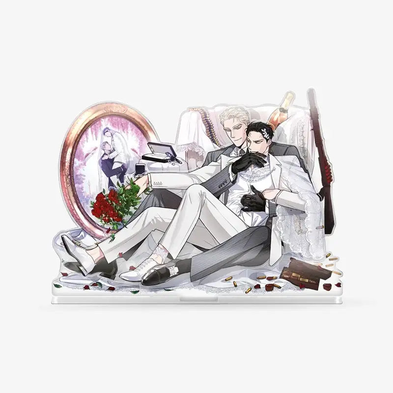 Roses And Champagne - Acrylic Stand - Lezhin - Acrylic Stand - Harumio