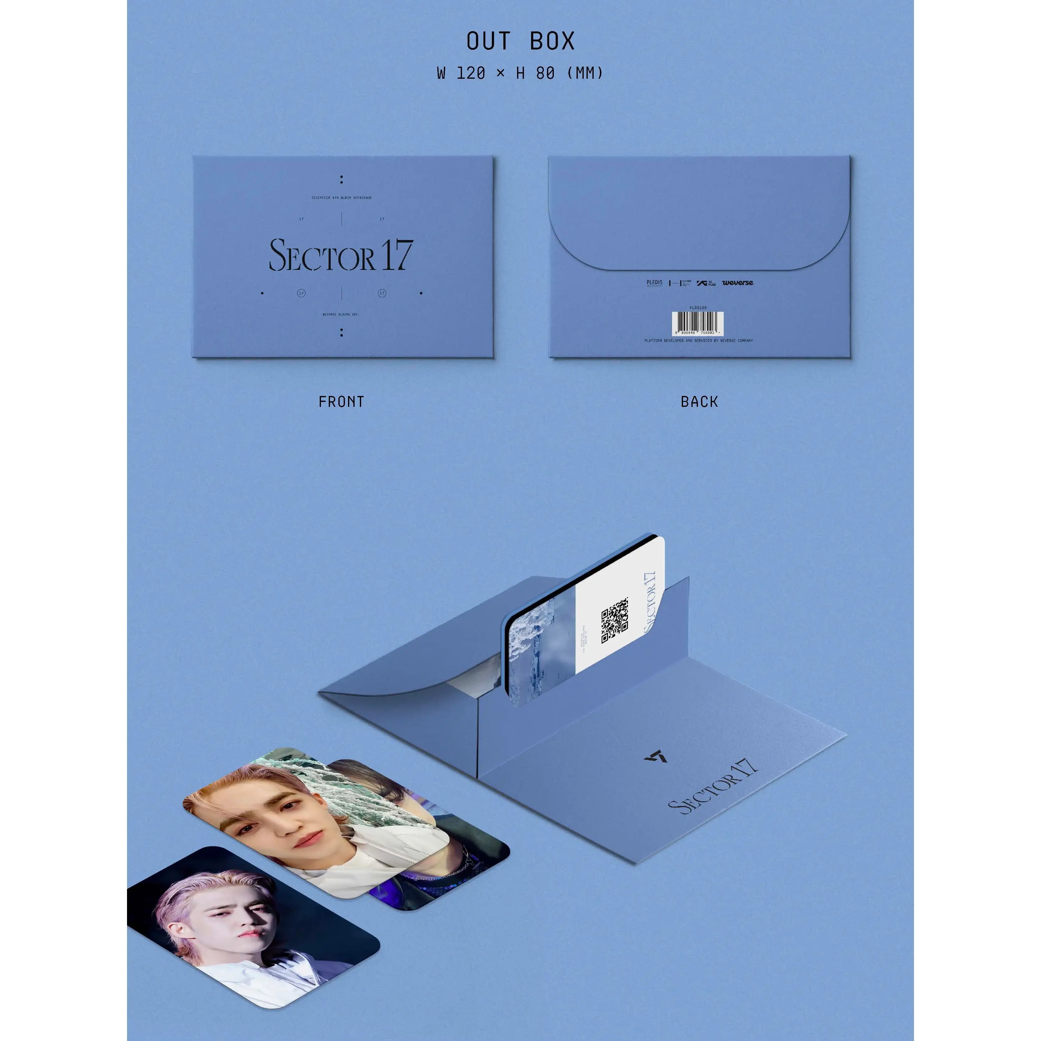 SEVENTEEN - Repackage Sector 17 : 4th Album (Weverse Albums version) - SEVENTEEN - Album - Harumio