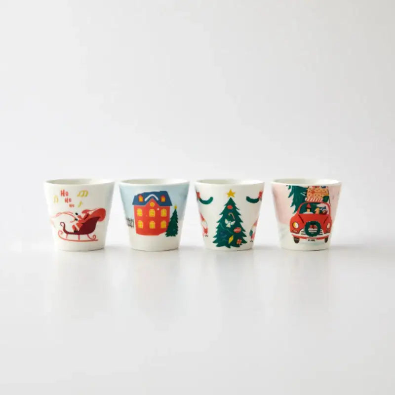 Korean Santa Fairy Village - Soju Glass 4P Set - Modern House - Home & Living - Harumio