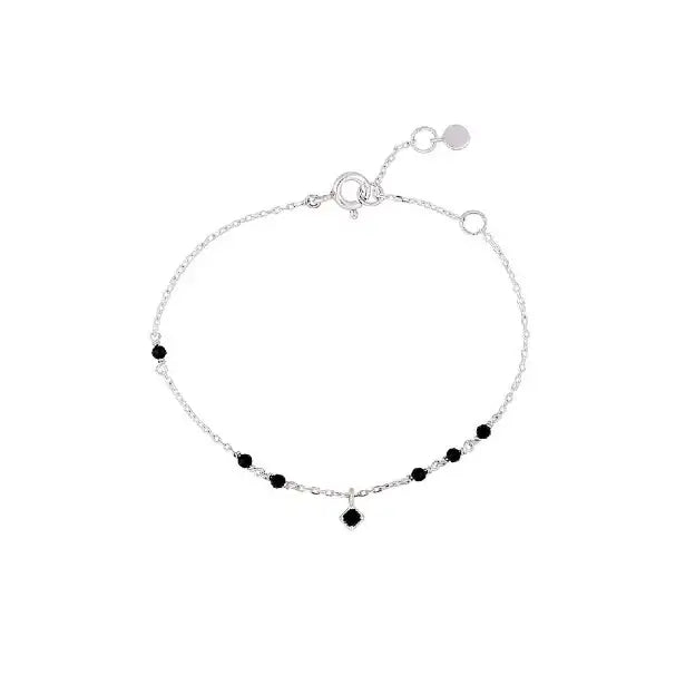 CLUE - Wish Spell Bead Type Black Spinel Bracelet