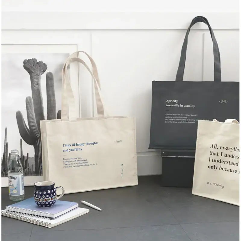 Iconic - Lettering Eco Bag - Iconic - Bags - Harumio
