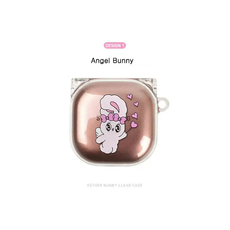 Esther Bunny - Clear Buds Case - Esther Bunny - Buds Case - Harumio