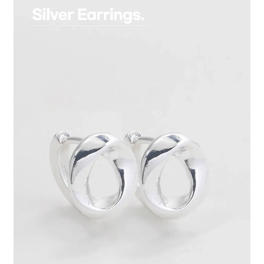 OST - Basic Twist Point Ring Earrings - OST - Jewelry - Harumio