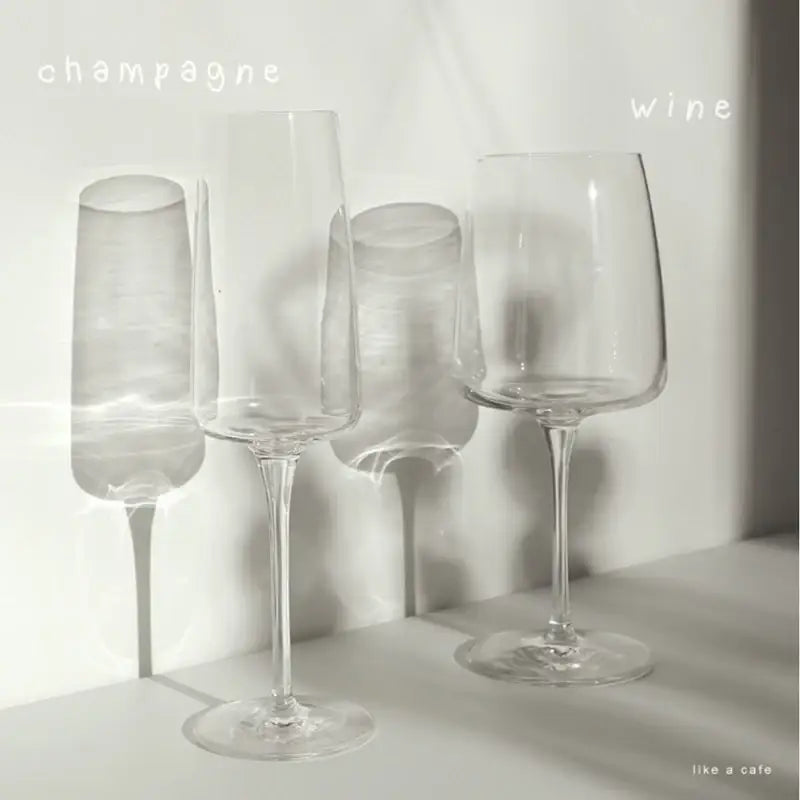 Like A Cafe - Flynn Square Goblet - Like A Cafe - Goblet Glass - Harumio