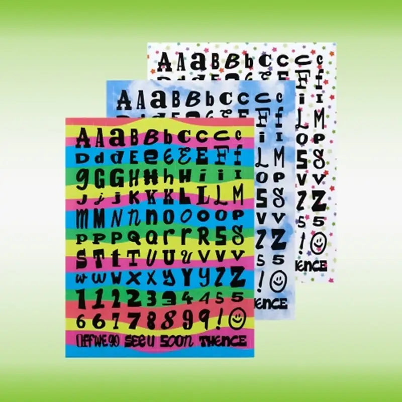 THENCE - Letter Sticker Set Ver.7 - THENCE - Stickers - Harumio