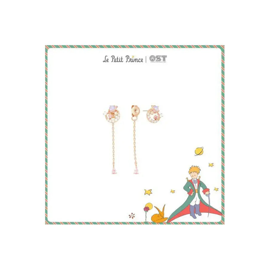 Le Petit Prince x OST - My Flower Stars Drop Earrings - OST - Accessories, Jewelry - Harumio