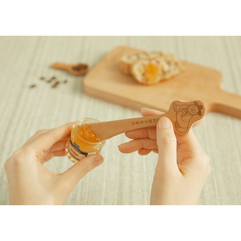 Kakao Friends x Fritz - Ryan Wood Spoon & Knife Set