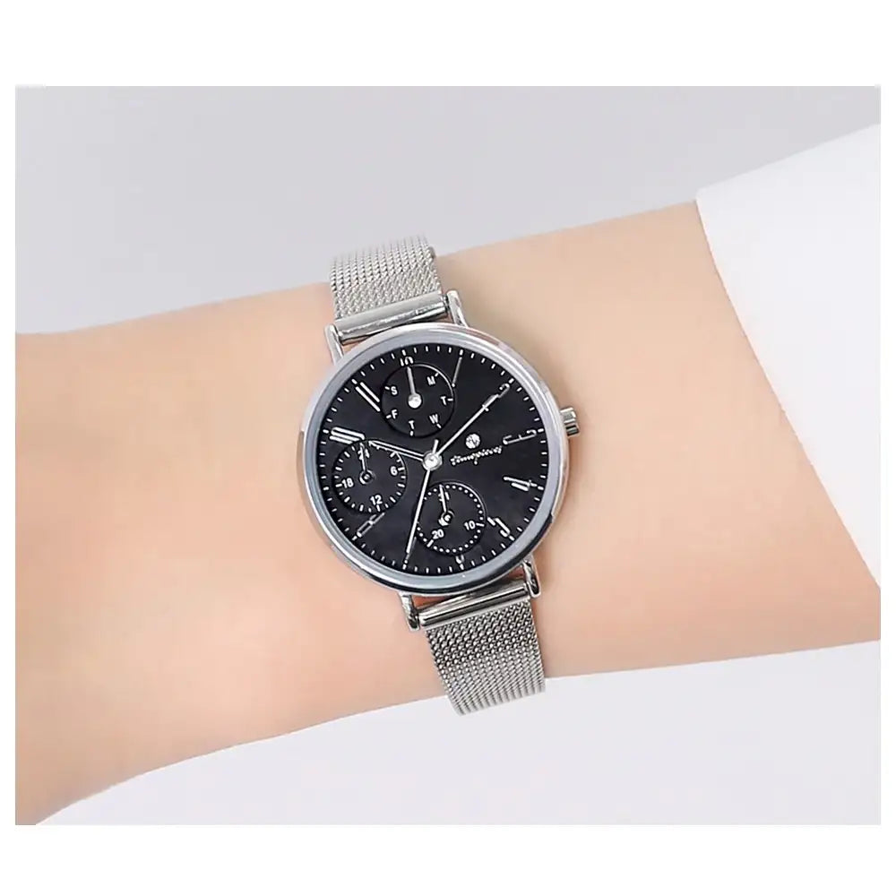 OST - Black Index Silver Women's Couple Mesh Watch - OST - Watch - Harumio