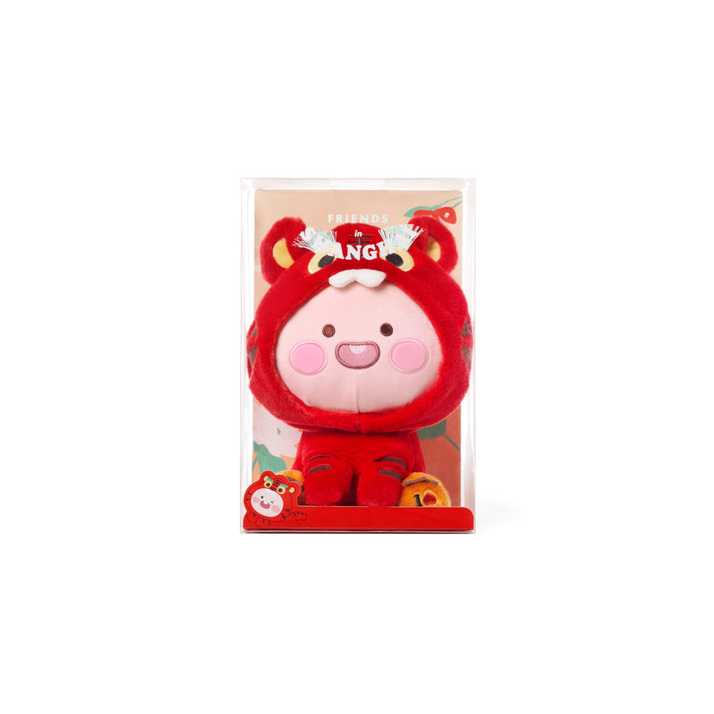 Kakao Friends - Apeach Tiger Edition Costume Upright Plush Doll