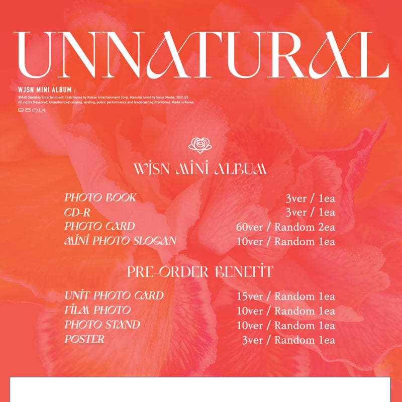 Cosmic Girls (WJSN) - Mini Album Vol. 9 - UNNATURAL