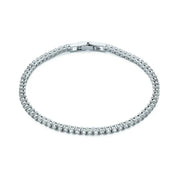 OST - Simulated Diamond Silver Tennis Bracelet (2.5mm) - OST - Jewelry - Harumio