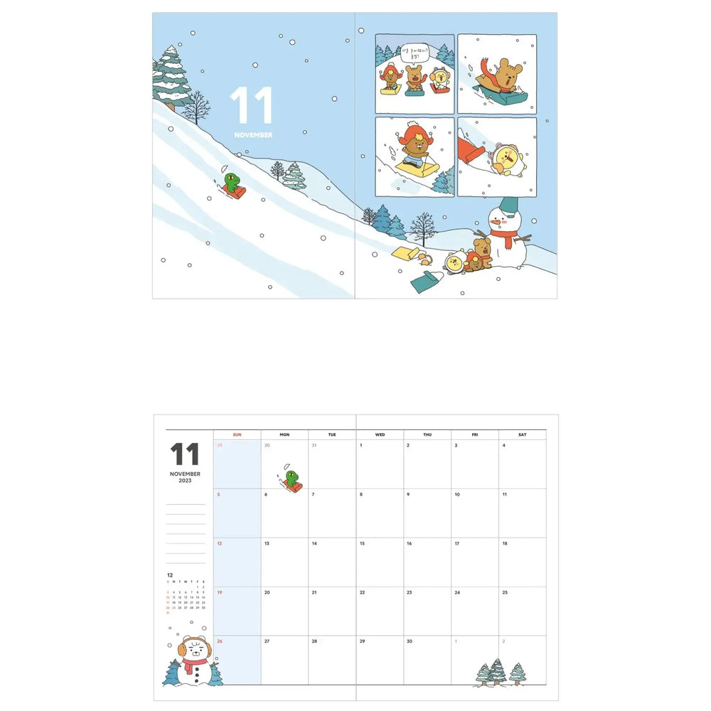 Kakao Friends - 2023 Daily Planner Set - Kakao Friends - Accessories - Harumio