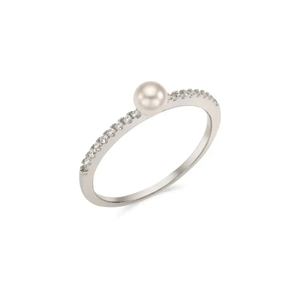 OST - Mini White Pearl Ring - OST - Jewelry - Harumio