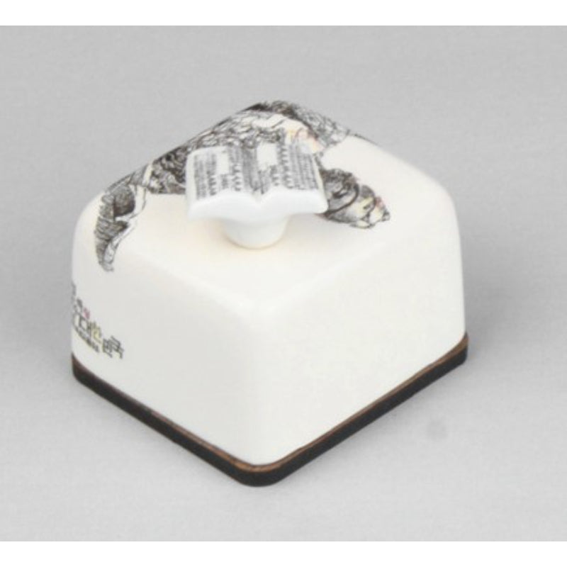 HK Studio - Moony Ceramic Sejong the Great Musical Paperweight - HK Studio - Music Box - Harumio