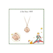 Le Petit Prince x OST - Double-sided Planet Rose Gold Coin Necklace - OST - Accessories, Jewelry - Harumio