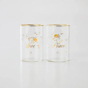 Korean Winter Delight - Slim Glass Cup Set - Modern House - Home & Living - Harumio