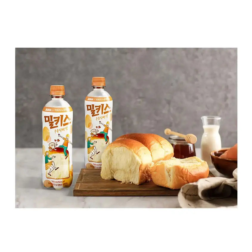 Milkis x Tous les Jours - Milk Bread Flavor Drink (500ml) - Milkis x Tous les Jours - Food - Harumio