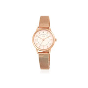 CLUE - Lucky Day Item Rose Gold Mesh Watch - CLUE - Watches - Harumio