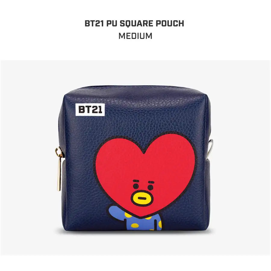 BT21 x Monopoly - PU Square Pouch - Medium - Monopoly - Accessories - Harumio