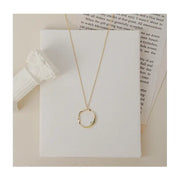 CLUE - Alli One Point Cubic Silver Necklace - CLUE - Jewelry - Harumio