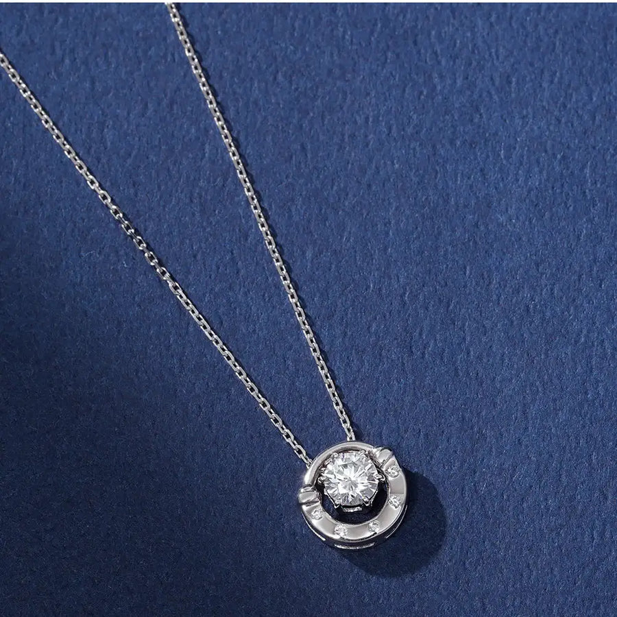 OST - Lucky Lock 3WAY Horseshoe Stone Silver Necklace - OST - Jewelry - Harumio