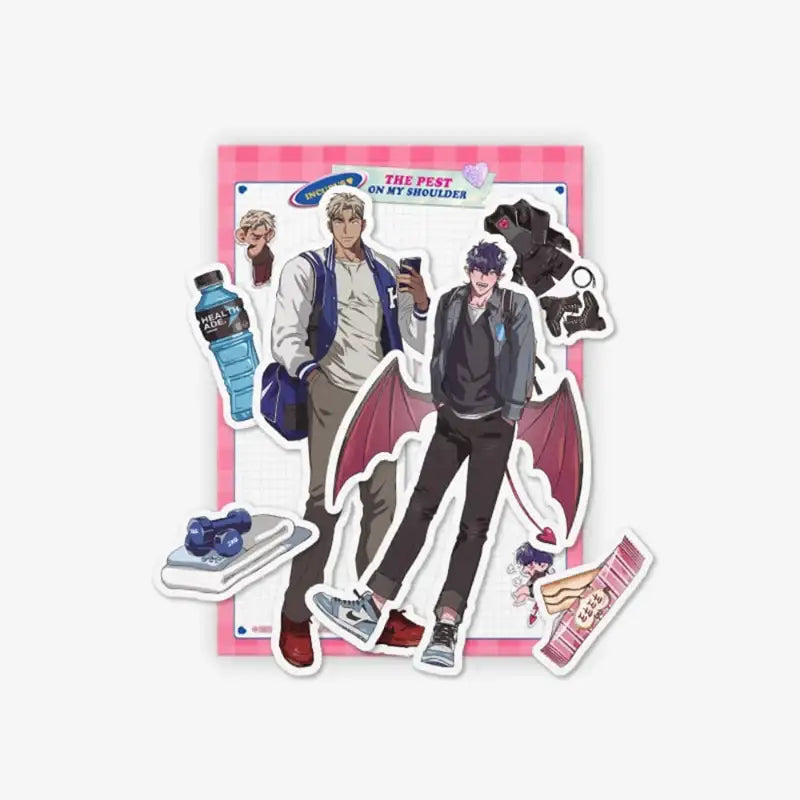 The Pest On My Shoulder - Character Stickers - Lezhin - Stickers - Harumio